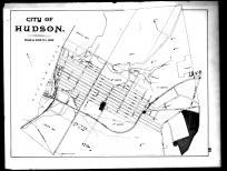 Hudson City Map, Columbia County 1888